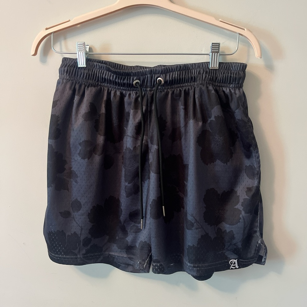 Arise Floral Print Athletic Shorts | Size XL